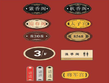  正阳门牌设计制作三要素。