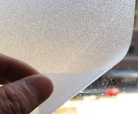  正阳玻璃门外面粘广告用什么材料好？