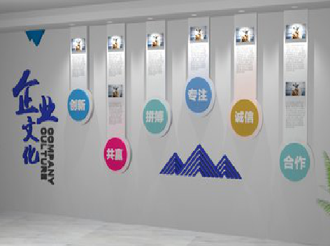  正阳企业文化墙需要传递什么办公文化？